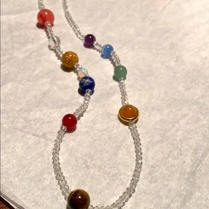 Solar system Planets crystal/beads necklace